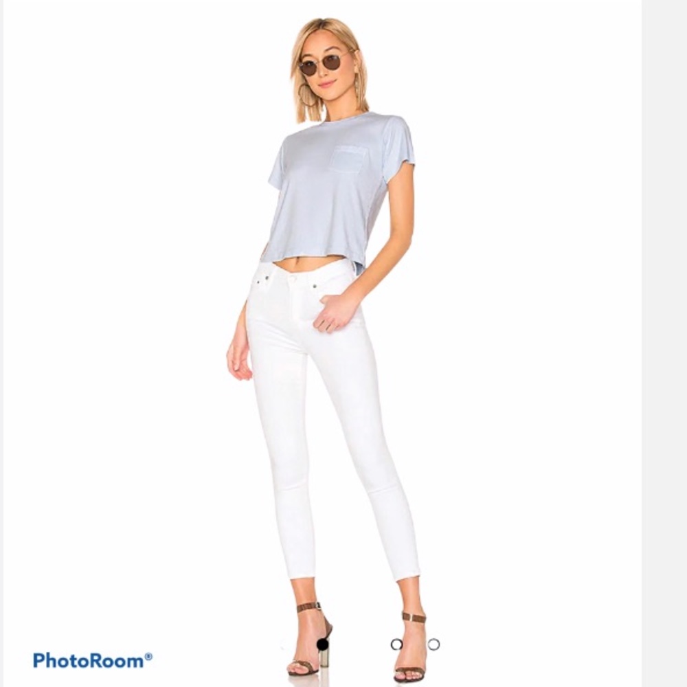 Citizens of Humanity White cropped Jeans